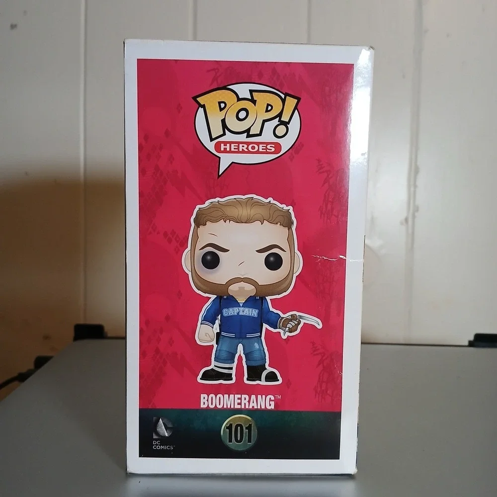Funko Pop Heroes Suicide Squad‎ Boomerang 101 Vinyl Figure DC Comics Busted Box